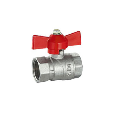 Schmiede ANSI SS Messing-Gewinde Kugelventil mit Jungfrau Ptfe Sitz und Blow Out Proof Stamm