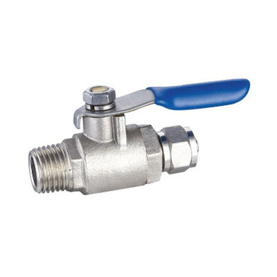 Fabrikqualität Wasser Öl Gas Männlich Messing Mini Kugelventil Männlich Gewinde Messing Körper