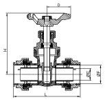 Gusseisen mit Farbe Handrad Messing ASTM Messing Kugelventile für Wasserölgas