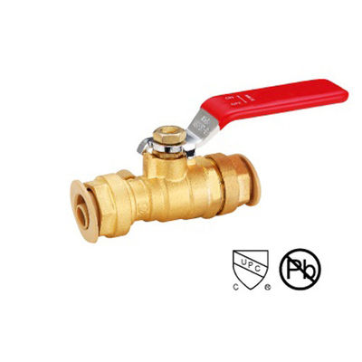 Gießende Ein-Teil-Körper-Brass-Stop-Ventil / Gewinde-Schlauch-Bibel mit ANSI B1.20.1 ASME B1.20.7