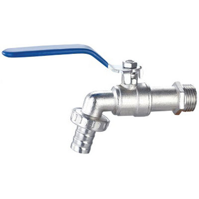 Bibcock-Kugelventil mit Messing / Zink-Körper und PVC-Filter Gummiverschluss