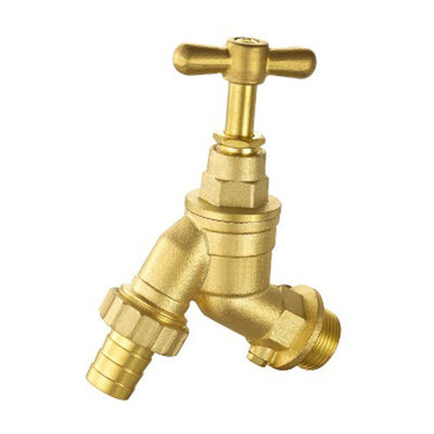 Hexagonale Kappe Wassermedien Messingkugel Bibcock PN16 ANSI Standard