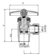 Lötung Messing Kupfer 1 / 2 Zoll Winkelventil Wasserhahn Winkel Stoppe Chrom Plattierung Bleifrei
