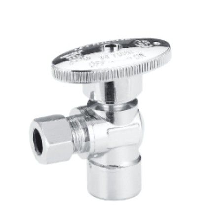 OEM-Service 90 Grad 2 Wege Winkelventil Warmes und Kaltes Wasser Badezimmer Toilettennad 3/8 " 1/2 Messing Winkelventil