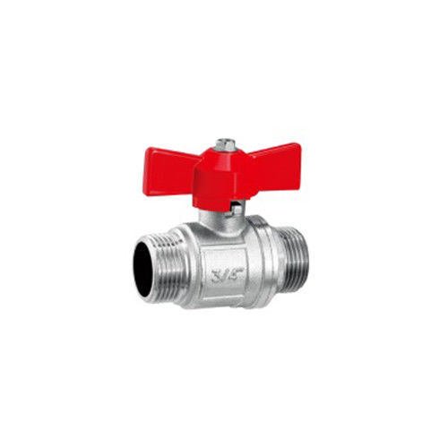 LT-1045FM Messing-Gewinde Kugelventil geschmiedet Messing Kugelventil mit Virgin Ptfe Sitz und Blow-out Proof Stamm