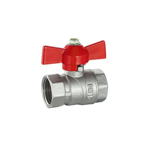 Schmiede ANSI SS Messing-Gewinde Kugelventil mit Jungfrau Ptfe Sitz und Blow Out Proof Stamm