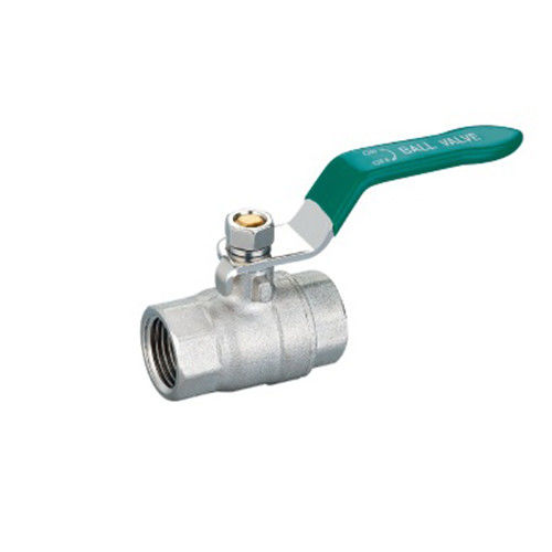 Weibliche 1 / 2 Gewinde Kugelventil SS Gas-Wasser Chrome Plattierung Handbuch für Rohrverbindungen